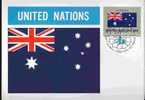 CPJ Nations Unies 1984 Drapeaux Australie - Buste