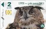 Latvia - Owl  "EAGLE-OWL" - Owls