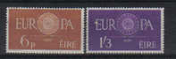 IX13 - IRLANDA , Europa 1960 : Serie N. 146/147  *** - Unused Stamps