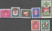 Monaco 1954 Yvert 405 - 411 Neuf ** Cote (2015) 1.85 Euro Armoiries Monegasques - Unused Stamps