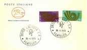 ITALIA FDC "CAVALLINO" 1973  E U R O P A 1 9 7 3 - 1973