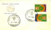 ITALIA FDC "CAVALLINO" 1973  I COPPA INTERCONTINENTALE DI BASEBALL - Base-Ball