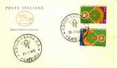 ITALIA FDC "CAVALLINO" 1973  I COPPA INTERCONTINENTALE DI BASEBALL - Honkbal