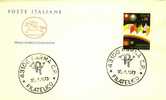 ITALIA FDC "CAVALLINO" 1973  CARNEVALE DI VIAREGGIO - Carnaval