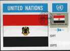 CPJ Nations Unies 1981 Drapeaux Egypte - Covers