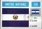 CPJ Nations Unies 1980 Drapeaux El Salvador - Buste