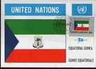 CPJ Nations Unies 1981 Drapeaux Guinée Equatoriale - Covers