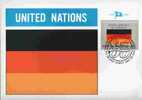 CPJ Nations Unies 1985 Drapeaux République Fédérale D'Allemagne - Covers