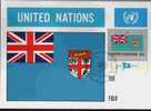 CPJ Nations Unies 1980 Drapeaux Fidji - Covers