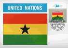 CPJ Nations Unies 1985 Drapeaux République Du Ghana - Omslagen