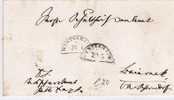 Wtb033/ Württemberg -  Winterbach, 1863,  Segmentstempel - Cartas & Documentos