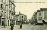 94 . IVRY . PLACE DE LA REPUBLIQUE ET RUE DE LA MAIRIE .Banque SOCIETE GENERALE. Commerces. - Ivry Sur Seine