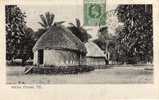 NATIVE HOUSES       TIMBRE CACHET - Fidji