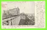 QUÉBEC,QC - CHÂTEAU FRONTENAC ET TERRACE DUFFERIN EN 1903 - - Québec - Château Frontenac