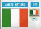 CPJ Nations Unies 1982 Drapeaux Irlande - Briefe