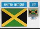 CPJ Nations Unies 1983 Drapeaux Jamaique - Covers