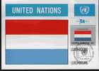 CPJ Nations Unies 1980 Drapeaux Luxembourg - Covers