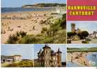 BARNEVILLE - CARTERET - 5 Vues : La Plage - L´Eglise - Le Front De Mer - Le Chateau Patrick Et Le Havre - N° 11559 - Barneville