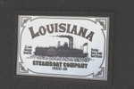 MIROIR LOUISIANA STEAMBOAT COMPAGNY FOUNDED 1869 ST LOUIS MEMPHIS GREENVILLE NATCHEZ BATON ROUGE NEW ORLEANS - Mirrors