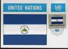 CPJ Nations Unies 1982 Drapeaux Nicaragua - Briefe