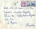 Tunisie Tunisia Lettre Oudref 16 5 1958 ( Agence Postale ) Cover Brief Belege Carta Sobre - Briefe U. Dokumente