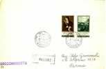 VATICANO LETTERA FDC 1965  SAN BENEDETTO PATRONO D'EUROPA. RACCOMANDATA. SERIE COMPLETA - Briefe U. Dokumente