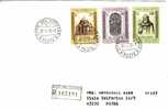 VATICANO LETTERA FDC 1973  SAN NARSETE SHNORALI. RACCOMANDATA. SERIE COMPLETA - Storia Postale