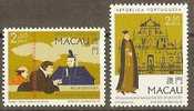 1997 MACAO 400th YEARS AFTER THE DEATH OF FATHER LUIS FORIS 2V - Other & Unclassified