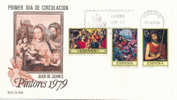 Espagne FDC (2) 1979 "Tableaux Religieux, Par Juan De Juanes" Yvert 2183/8 - Religione