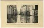 Charenton -  Inondations Janvier 1910 - Rue Des Carrières  (carte En Relief) - Charenton Le Pont