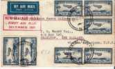NZ049/ Air-mail Mf. (9 X) Per American Samoa Clipper  Service (Brief, Cover, Lettre) - Lettres & Documents