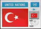 CPJ Nations Unies 1980 Drapeaux Turquie - Briefe