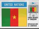 CPJ Nations Unies 1980 Drapeaux République-Unie Du Cameroun - Briefe