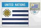 CPJ Nations Unies 1984 Drapeaux Uruguay - Covers