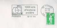 SC2096 1000 Ans D Histoire Potiere  Flamme Fosses  1994 - Porcellana