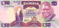 ZAMBIE   50 Kwacha   Non Daté (1986-1988)   Pick 28a  Signature 7    *****BILLET  NEUF***** - Sambia