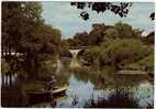 MIGENNES-CHENY : Le Pont De Cheny Sur L'Armançon, Pecheurs (circulée, 1983). Edit. Valoire. - Migennes