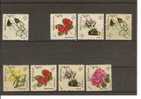 BHOUTAN  1967 / Fleurs / 8 T. N** Sur 9 / N° 101 à 109 Manque 102 !!/ Cote 1994 8.23 €ur - Bhután