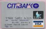 COLOMBIA- 1999- " CITIBANK " - VISA - CREDIT CARD- CARTE BANCAIRE - Geldkarten (Ablauf Min. 10 Jahre)