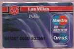 COLOMBIA- 1998- " DEBIT  " - LAS VILLAS - DEBIT CARD- CARTE BANCAIRE - Credit Cards (Exp. Date Min. 10 Years)