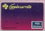 COLOMBIA- 1998 - " DEBIT CARD " - BANCO COOPDESARROLLO - TYPE # 2 -  CARTE BANCAIRE - Tarjetas De Crédito (caducidad Min 10 Años)