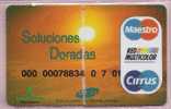 COLOMBIA- 1999 - " SOLUCIONES DORADAS " - B.C.H. - DEBIT CARD - CARTE BANCAIRE - Krediet Kaarten (vervaldatum Min. 10 Jaar)