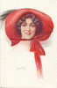 ILLUSTRATEUR JH READING - SERIE 1044 GRACE FEMININE - SUPERBE PORTRAIT De FEMME ELEGANTE Au CHAPEAU - Reading