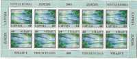 Latvia-  EUROPA  -2001y -MINT-full Mini Sheet 10 Pieces - MNH - 2001