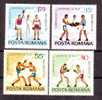 Romania EUROPEAN CAMPIONSHIP Boxing BUCURESTI 1969 Mi 2767/70 MNH,OG. - Boxing