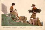 ART DÉCO -> SCOUTISME & PUBLICITÉ : AU CAMP SCOUT - HÉMOSTYL Et HÉPAMOXYL - ILLUSTRATION SIGNÉE: A. MARTY - 1925 (z-239) - Scoutisme