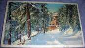 Switzerland,St.Moritz,Segantini,Museum,Winter,vintage  Postcard - St. Moritz