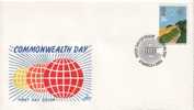 Fdc Gb 1983 Sciences  Climat & Météorologie Illustration Saison Printemps Commonwealth Day Peinture - Clima & Meteorologia