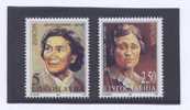 Cept 1996 Yougoslavie Yvertn° 2635-36 *** MNH  Les Femmes Célèbres Cote 4 Euro - Unused Stamps