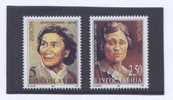 Cept 1996 Yougoslavie Yvertn° 2635-36 *** MNH  Les Femmes Célèbres Cote 4 Euro - Ungebraucht